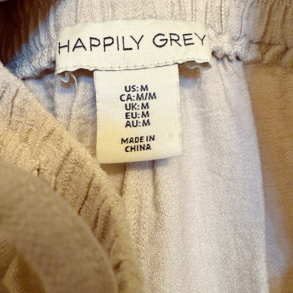Light Gray Drawstring Pants - Picture 4 of 4